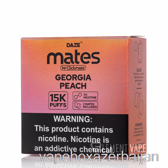 Vape Baku 7 Daze Mate Pods Georgia Peach